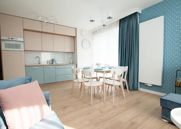 Lägenhet Komfortowy Pastelowy - 2 Sypialnie Kołobrzeg